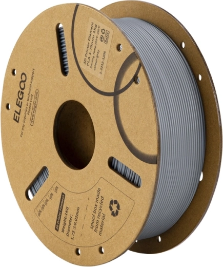 Filament ELEGOO PLA szary 1,75 mm 1 kg