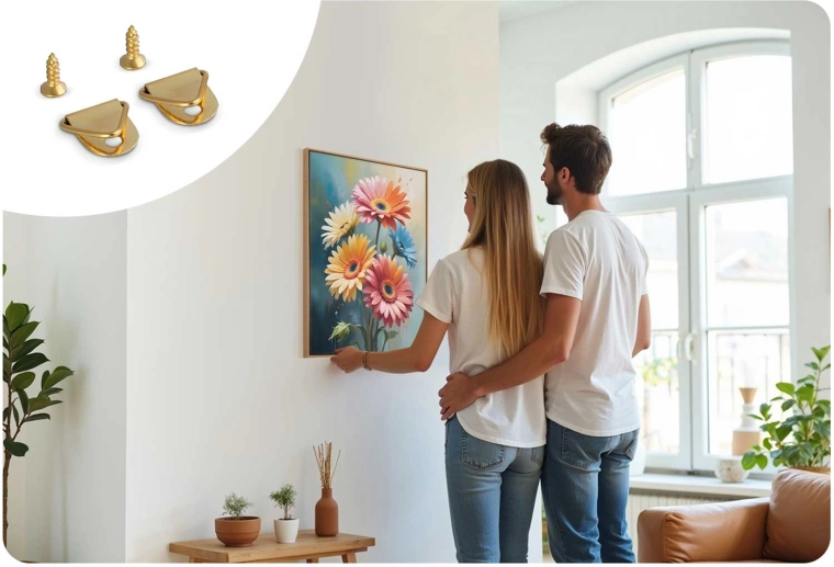 Zawiesisz w kilka chwil – zestaw haczyków w komplecie