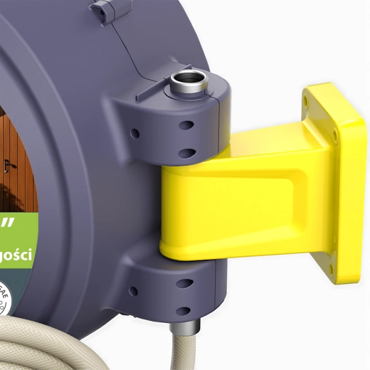 Obrotowy uchwyt dla elastycznego zasięgu