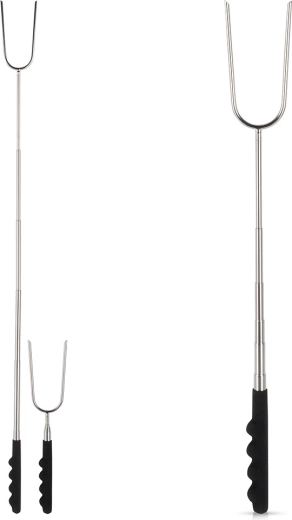 Teleskopowy widelec do pieczenia 24–72 cm ze stali nierdzewnej