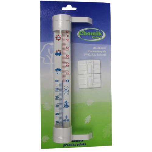 Termometr zewnętrzny TERDENS z montażem samoprzylepnym