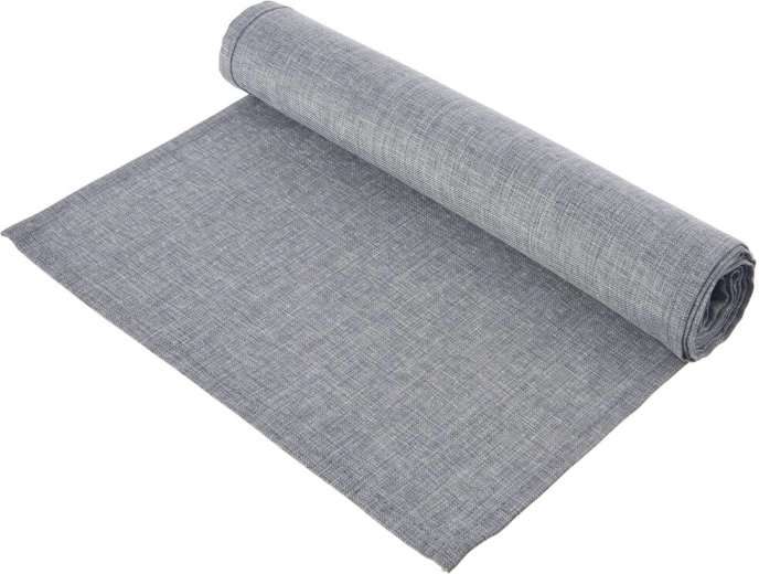 Bieżnik na stół z poliestru 160 × 30 cm, jasnoszary