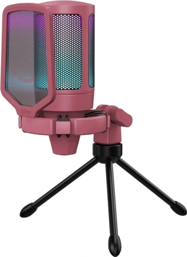 Gamingowy pojemnościowy mikrofon USB Fifine A6VR czerwony - 1 szt.