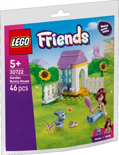Friends domek dla króliczka w ogrodzie