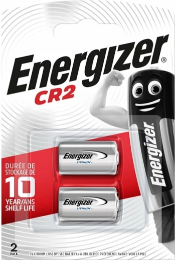 Bateria litowa CR2 3V ENERGIZER, opakowanie 2 szt.