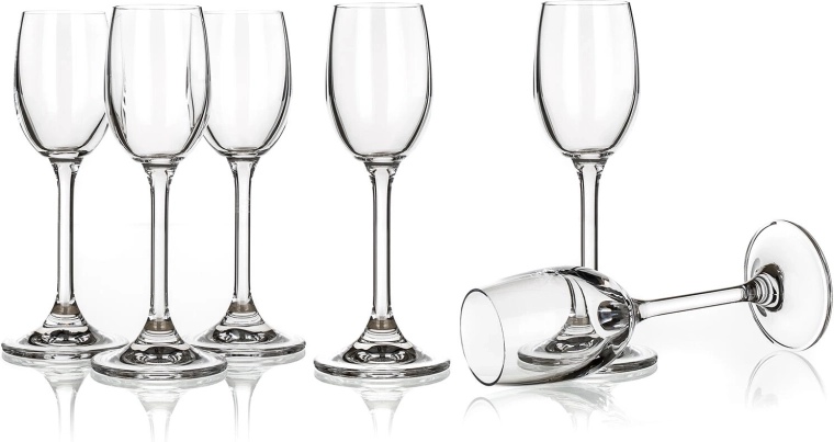 Kieliszki do likieru 60 ml Leona – zestaw 6 szt.