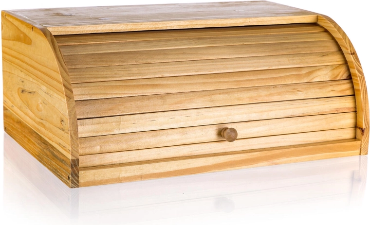 Drewniany chlebak z sosny 40 × 27,5 × 16,5 cm, jasny