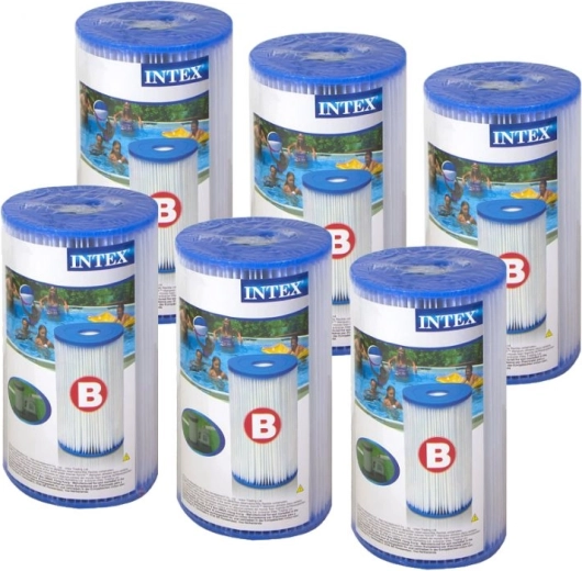 Zestaw filtrów Intex Typ B 6 szt.