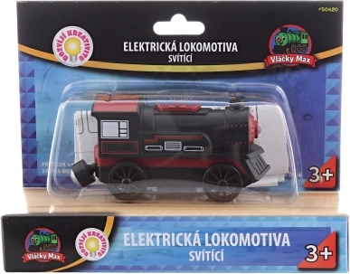 Vláčky Max elektryczna lokomotywa czarna
