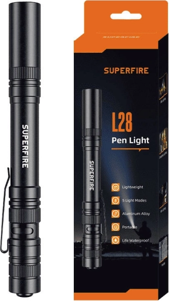 Latarka kieszonkowa Superfire L28 121 lm, 5 W, zasięg 52 m