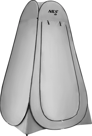 Składany prysznicowo-przebieralniowy namiot NILS Camp szary