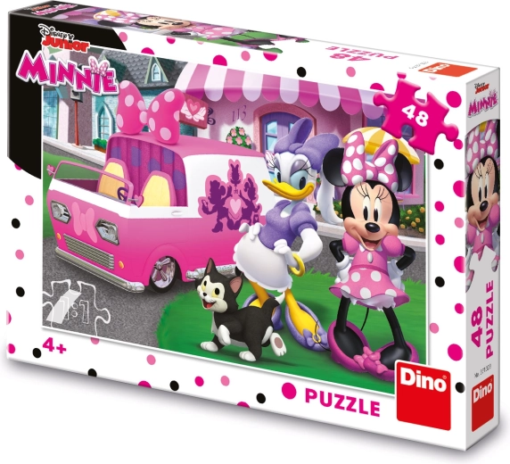 Puzzle Minnie i Daisy 48 kawałków