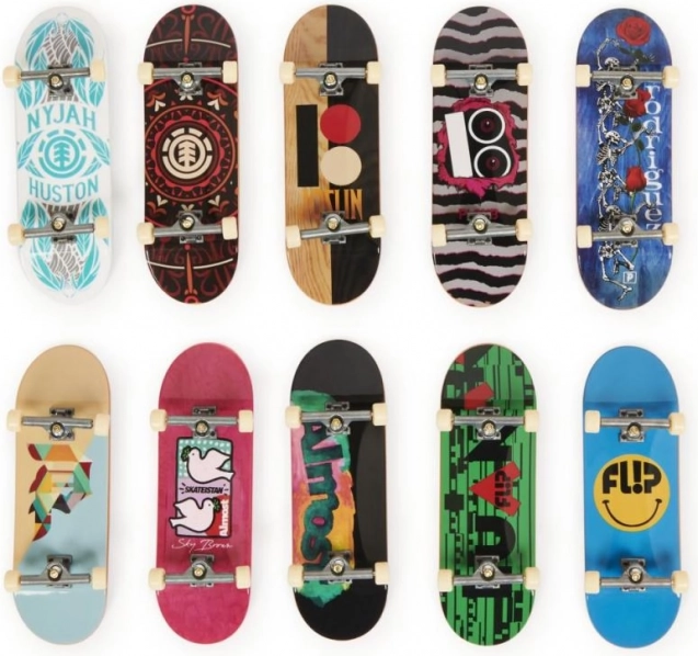 Tech Deck zestaw 10 mini deskorolek