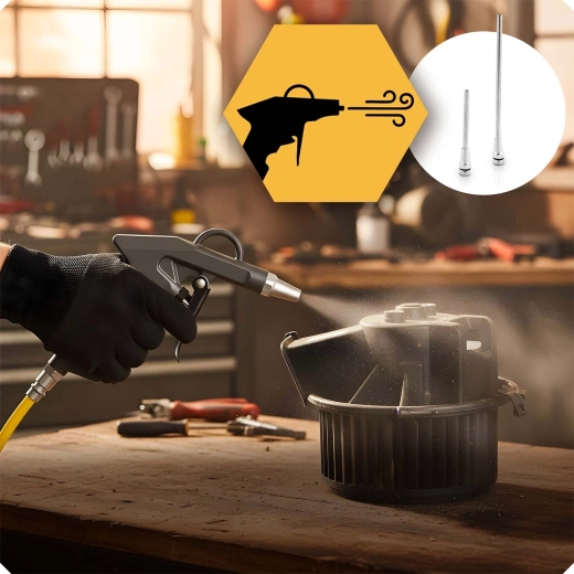 Mocny przedmuch do czyszczenia