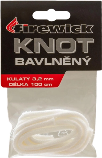 Okrągły bawełniany knot 3,2 mm – 1 m