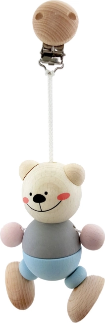 Hess zabawka z klipsem Miś