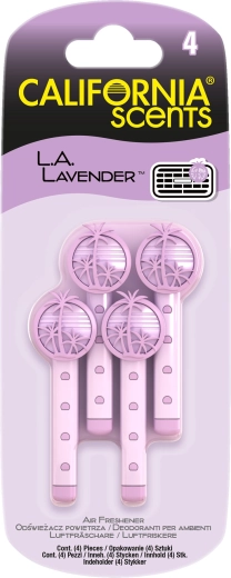 Odświeżacz do samochodu na kratkę nawiewu L.A. Lavender – CALIFORNIA SCENTS