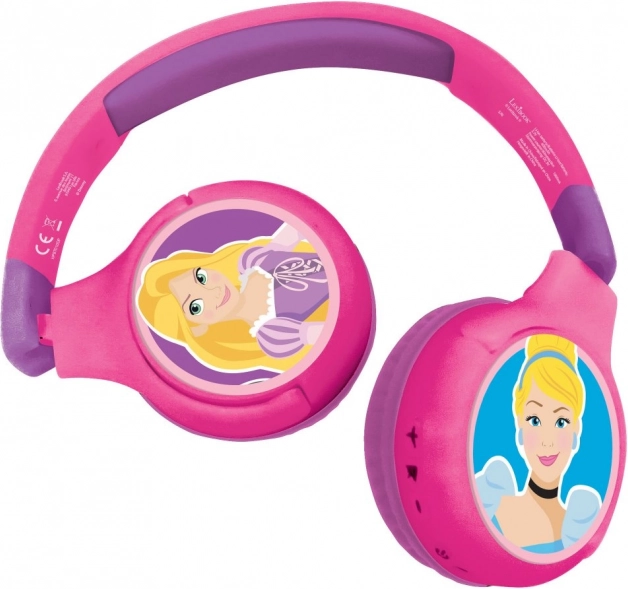 Składane słuchawki Disney Princess Bluetooth