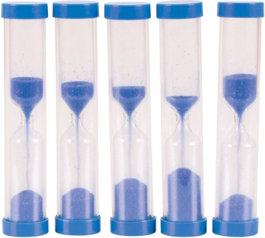 Bigjigs Toys klepsydra 5 minut niebieski