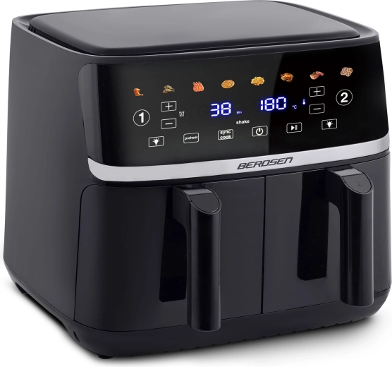 Dwie niezależne komory dla podwójnej porcji