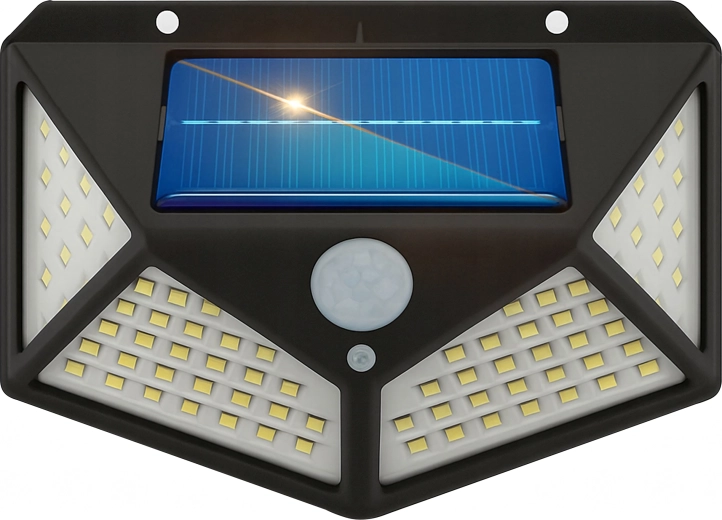 Szerokokątne oświetlenie ze 100 LED