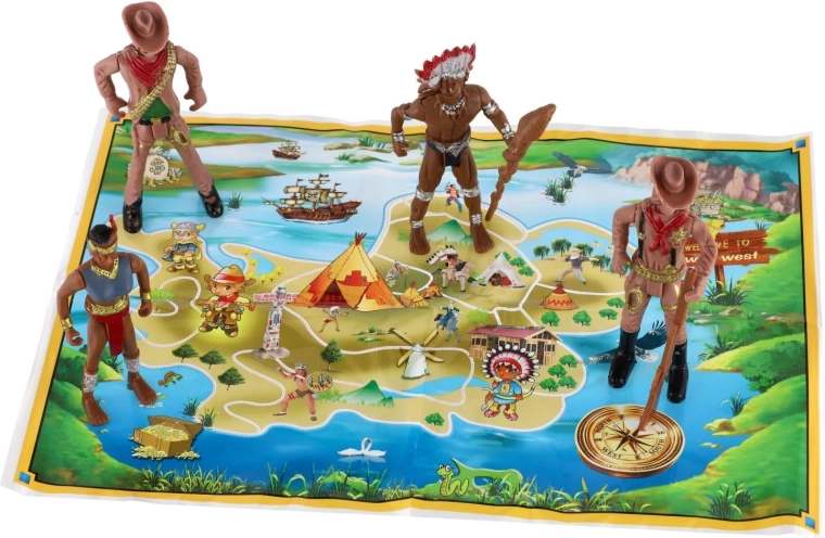 Mapa do zabawy dla przygodowych scenariuszy