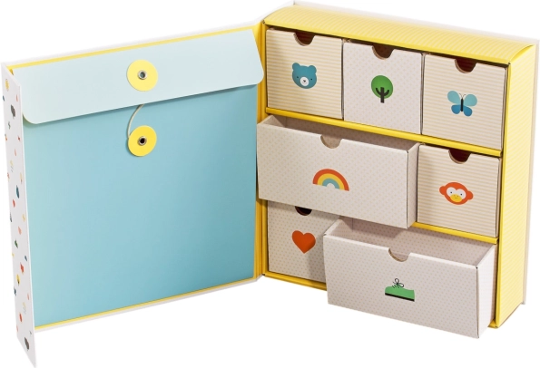 pudełko wspomnień dla niemowlęcia Petit Collage