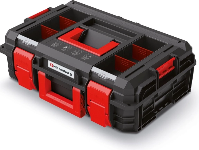 Skrzynia na narzędzia KISTENBERG X-Block 546 × 380 × 194 mm, czarna
