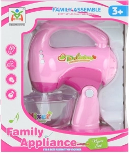 Dziecięcy plastikowy mikser na baterie ze światłem i dźwiękiem