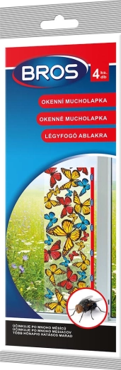 Okienna muchołówka paskowa BROS (4 szt.)