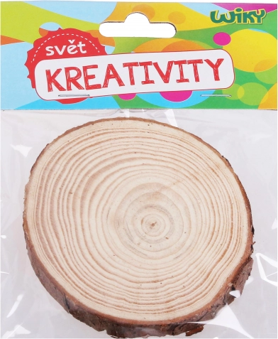 Drewniany krążek 9–10 × 1 cm