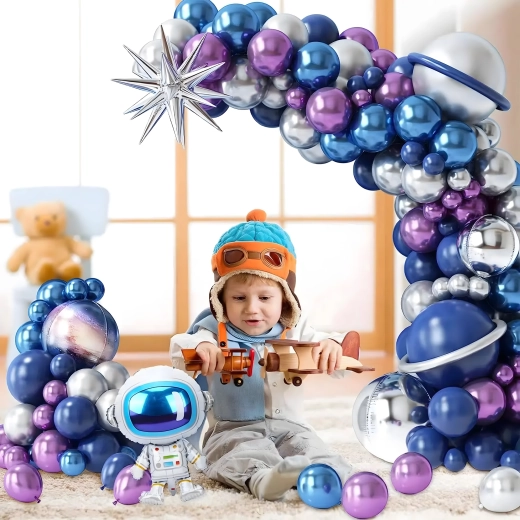 Girlanda balonowa Astronauta 108 elementów