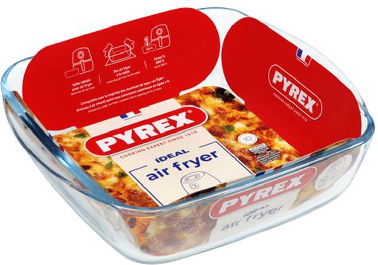 Pyrex kwadratowe szklane naczynie do zapiekania 2,2 l