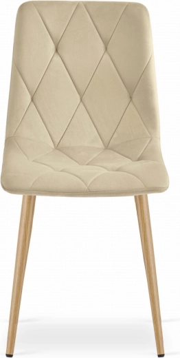 Stabilne metalowe nogi w dekorze drewna