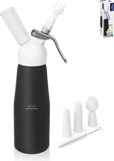 Orion syfon do bitej śmietany czarny 680 ml