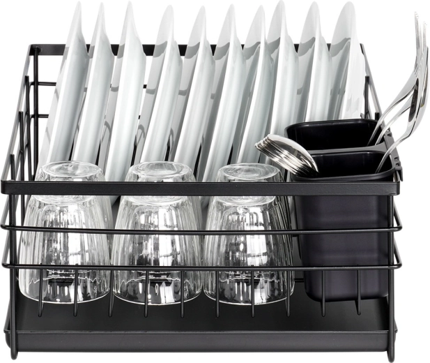 Wytrzymała metalowa konstrukcja w czarnym kolorze