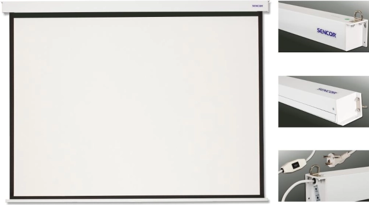 Elektryczny ekran projekcyjny Sencor 203 × 127 cm 16:10