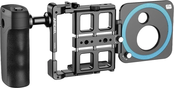 Bezprzewodowy zestaw vlogowy Apexel do smartfona