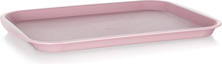 Różowa plastikowa taca do serwowania 35 × 26 cm Culinaria