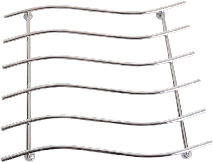 Kuchennka podkładka pod garnek prostokątna 20 × 23 cm chrom