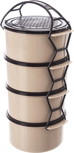 Cztery pojemne pojemniki 4×1,5 l