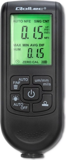 Cyfrowy miernik grubości lakieru z wyświetlaczem LCD 0–2000 µm