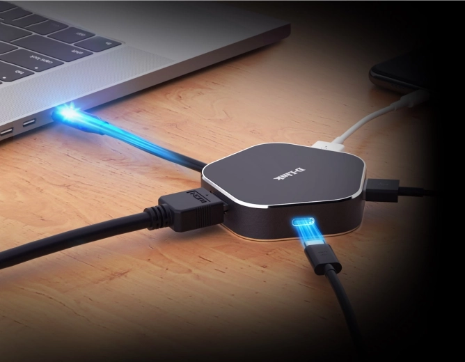 Wieloportowy adapter USB-C D-Link z HDMI