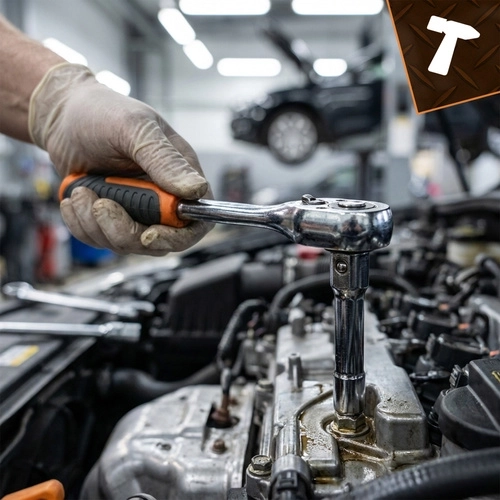 Grzechotka 1/4" z 72 zębami do szybkiej i płynnej pracy