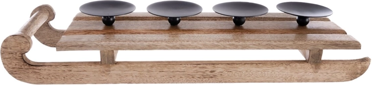 Oryginalny design drewnianych sanek