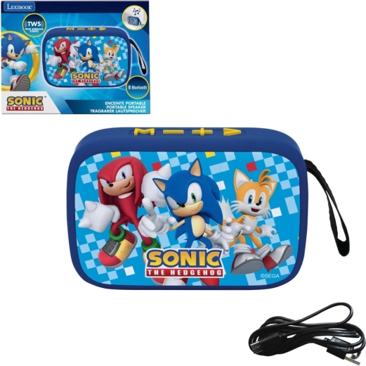 Lexibook przenośny głośnik SONIC z materiałową powłoką i TWS