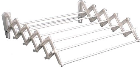 Suszarka na pranie harmonijkowa Praktik 60 cm biała