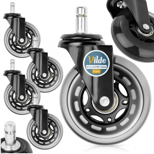 Cicha i płynna jazda po twardych podłogach