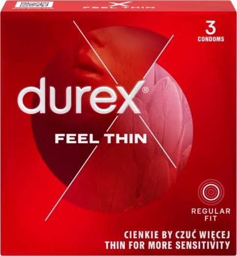 Prezerwatywy Durex Feel Thin 3 szt.