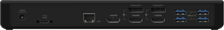 Trzy zewnętrzne monitory do 4K
